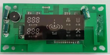 Kontrola panelo de akvo -purigilo